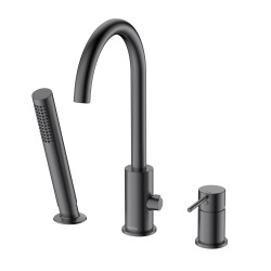 Bateria wannowa 3-otworowa gun metal mat ULTIMATE AVAPAX ABUL231421