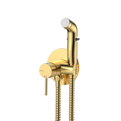 Bateria bidetowa podtynkowa z wężem i słuchawką typu bidetka stal szczotkowana ULTIMATE AVAPAX ABUL4112B1