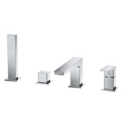 Bateria wannowa 4-otworowa chrom połysk VELLANO AVAPAX ABVE241121