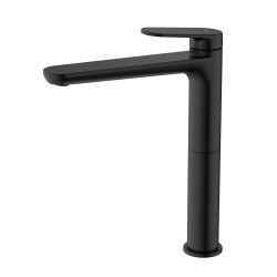 Bateria umywalkowa stojąca wysoka - nablatowa czarny mat LUNEPO AVAPAX ABLU131311