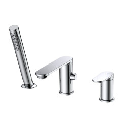 Bateria wannowa 3-otworowa chrom połysk LUNEPO AVAPAX ABLU231121