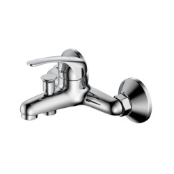 Bateria wannowa ścienna z przełącznikiem natrysku chrom połysk TARO AVAPAX ABTA211111