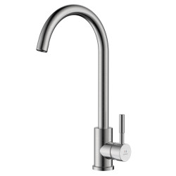 Bateria kuchenna stojąca z wylewką U stal szczotkowana DAPUR AVAPAX ABDA7115O1