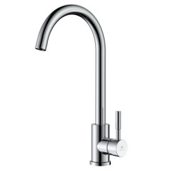 Bateria kuchenna stojąca z wylewką U chrom połysk LAPUR AVAPAX ABLA7111O1