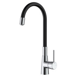 Bateria kuchenna stojąca z elastyczną wylewką chrom połysk ONCLO AVAPAX ABON7217F1