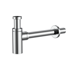 Syfon umywalkowy butelkowy stal nierdzewna stal szczotkowana RONDE AVAPAX AFRO111111