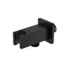 Przyłącze kątowe z uchwytem na słuchawkę proste czarny mat CUBE AVAPAX APCU121311