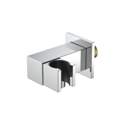 Przyłącze kątowe z uchwytem na słuchawkę boczne chrom połysk CUBE AVAPAX APCU131111