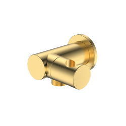 Przyłącze kątowe z uchwytem na słuchawkę boczne złoty szczotkowany RONDE AVAPAX APRO131211