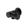 Przyłącze kątowe z uchwytem na słuchawkę boczne czarny mat RONDE AVAPAX APRO131311