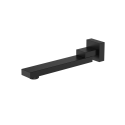 Wylewka wannowa do baterii podtynkowych czarny mat CUBE AVAPAX AYCU221311