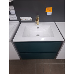 SZAFKA WISZĄCA Z UMYWALKĄ COMO D60 ZIELONA OUTLET