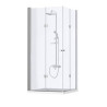Rea drzwi prysznicowe Fold N2 Premium chrom 90x90