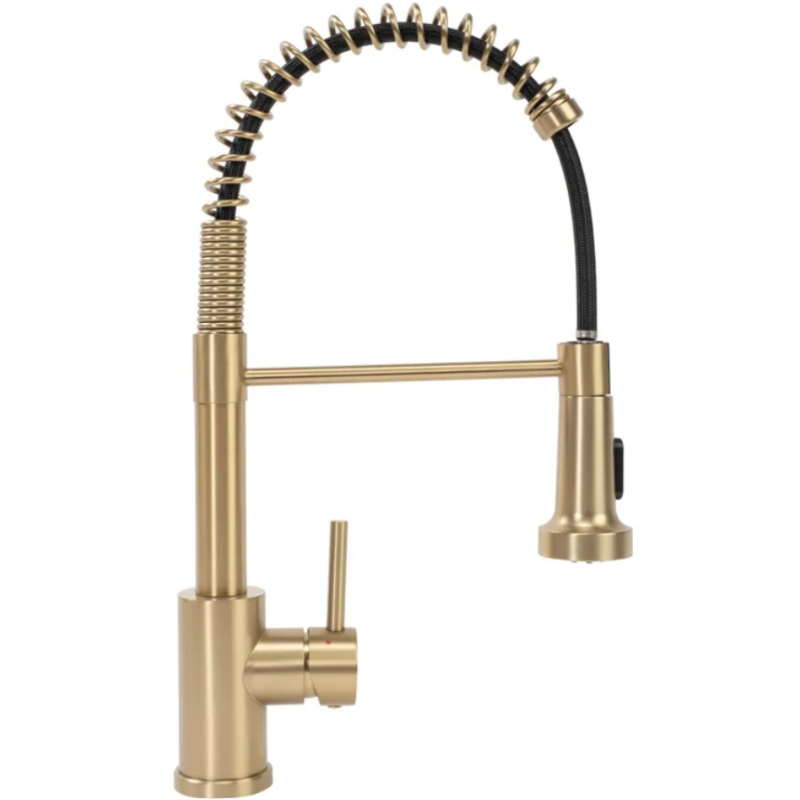 Rea Bateria Kuchenna Colin złota szczotkowana z octem gospodarczym