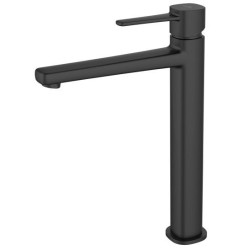 Invena bateria umywalkowa wysoka czarna Glamour z octem gospodarczym