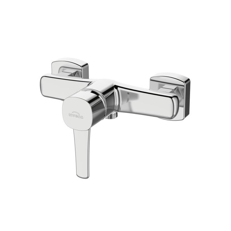 Invena bateria natryskowa chromowana Glamour z octem gospodarczym