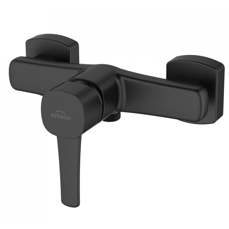 Invena bateria natryskowa czarrna Glamour z octem gospodarczym