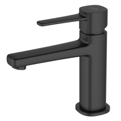 Invena bateria umywalkowa niska czarna Glamour z octem gospodarczym