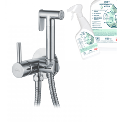 Invena bateria bidetowa podtynkowa chrom Glamour z octem gospodarczym