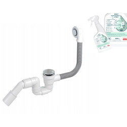 Prevvex syfon click-clack chromowany Bathloc z octem gospodarczym