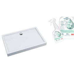 For You brodzik prostokątny Kronos Plus 90x80x14 z octem gospodarczym