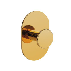 Laveo wieszak na ręcznik pojedynczy złoty Miri z octem gospodarczym