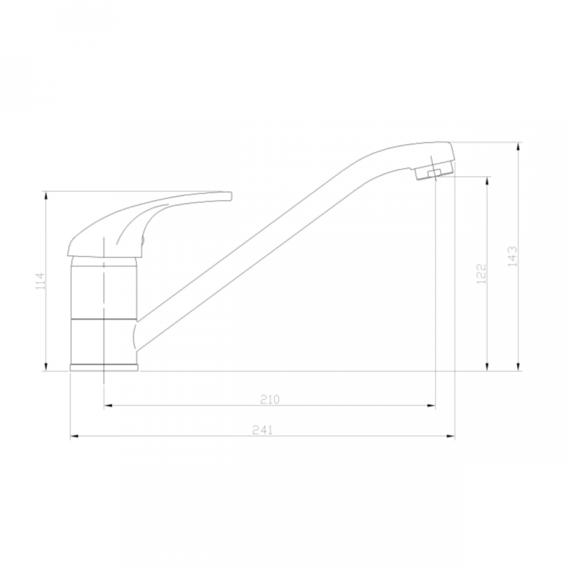 Invena bateria zlewozmywakowa czarna Mitris z octem gospodarczym