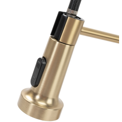 Rea bateria zlewozmywakowa złoto szczotkowane Colin z octem gospodarczym