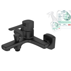 Invena bateria wanna czarna Glamour z octem gospodarczym