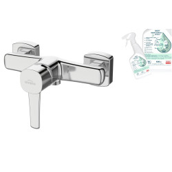 Invena bateria natryskowa chromowana Glamour z octem gospodarczym