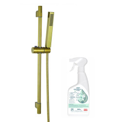 Invena zestaw prysznicowy złoty Glamour z octem gospodarczym