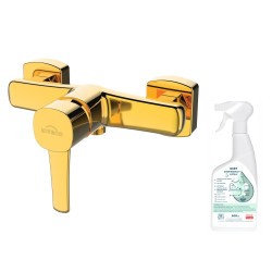 Invena bateria natryskowa złota Glamour z octem gospodarczym