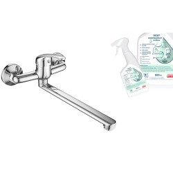 Kuchinox bateria zlewozmywakowa ścienna chromowana Pedro z octem gospodarczym