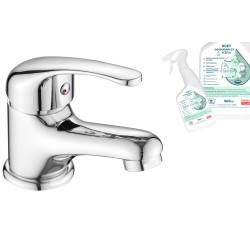 Kuchinox bateria umywalkowa niska chromowana Pedro z octem gospodarczym