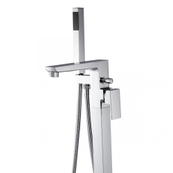 Invena Paros bateria wannowa wolnostojąca chrom