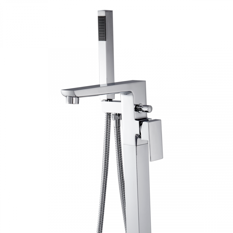 Invena Paros bateria wannowa wolnostojąca chrom