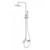 Invena Glamour deszczownia z bateria wannowo-natryskową chrom