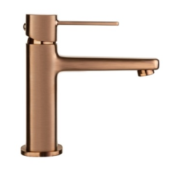 Invena Glamour bateria umywalkowa miedź