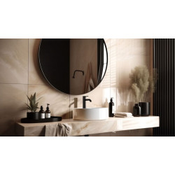 Invena Kalitea bateria umywalkowa czarna