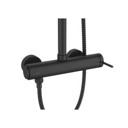Invena Kalitea deszczownia z baterią natryskowa czarna