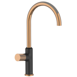 Invena Moonlight bateria zlewozmywakowa czarna / rose gold