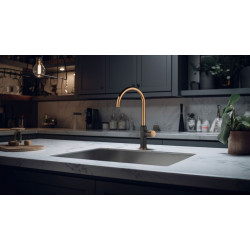 Invena Moonlight bateria zlewozmywakowa czarna / rose gold