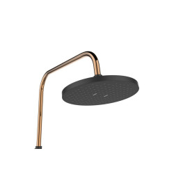 Invena Moonlight deszczownia z bateria natryskową czarna / rose