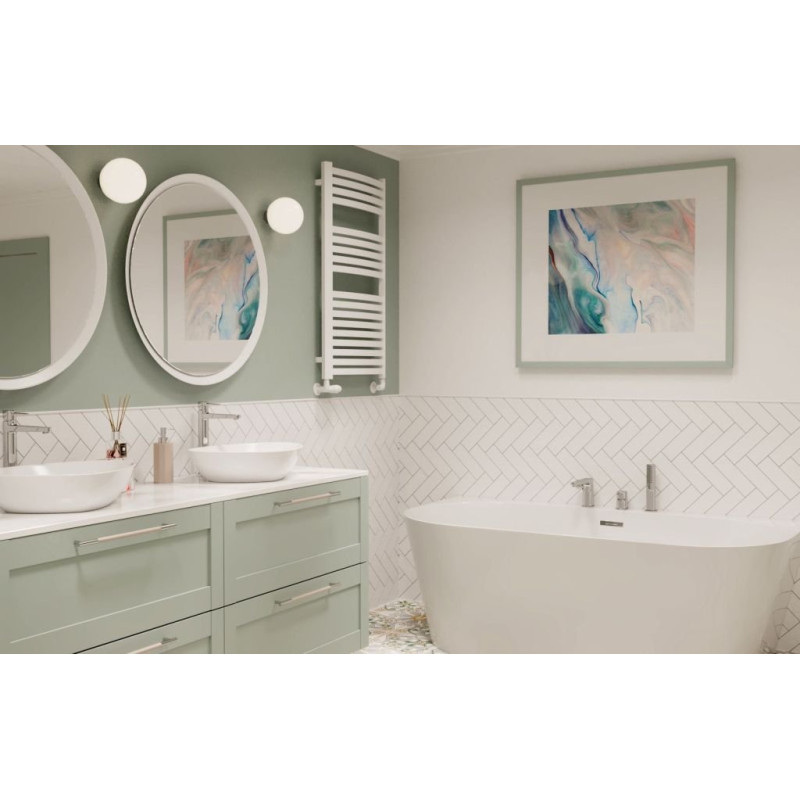 Invena Glamour bateria wannowa 3 otworowa chrom