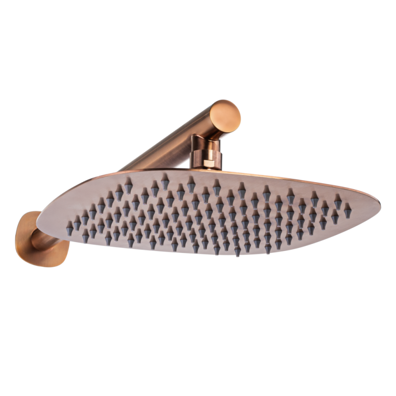 Invena Glamour zestaw podtynkowy z bateria podtynkową miedź