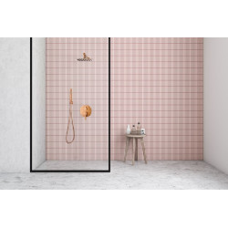 Invena Glamour zestaw podtynkowy z bateria podtynkową miedź