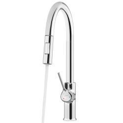 Invena Farsala bateria zlew z wyciągana typu u chrom