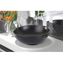 Invena Dokos bateria umywalkowa wysoka biała / chrom