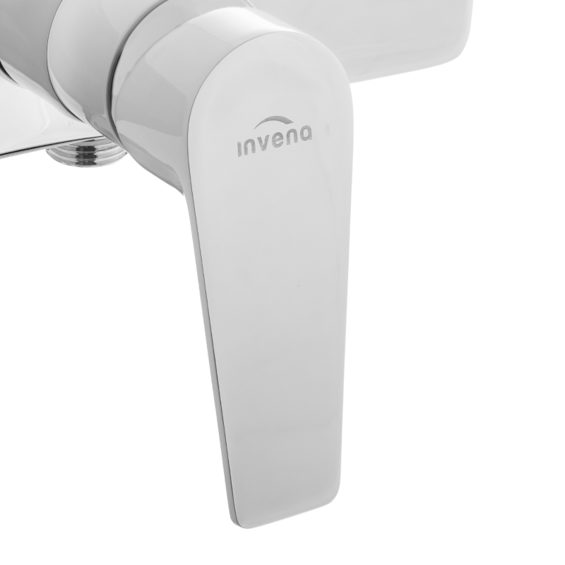 Invena Dokos bateria natryskowa biała / chrom