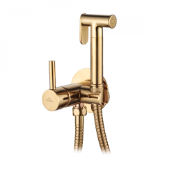 Invena Trend bateria bidetowa podtynkowa okrągła złota